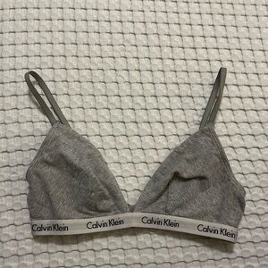 Calvin Klein Heather Gray Bralette